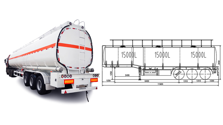 45000 Liter Stainless Steel Tanker - Petrol Tanker for Sale in Guinea