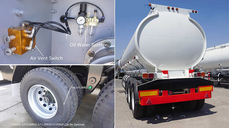 40000 Liters Semi Tanker Trailer - Oil Tanker Trailer for Sale in Guinea