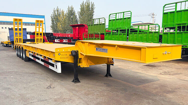 4 Axle Lowbed Trailer | Low Bed Trailer Truck for Sale in Guinea