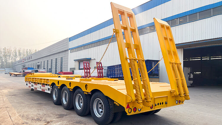 4 Axle Lowbed Trailer | Low Bed Trailer Truck for Sale in Guinea