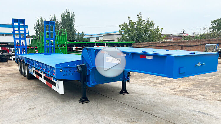 3 Axle 60 Ton Low Loader Trailer for Sale in Guinea
