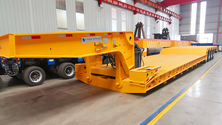 4 Axle Detachable Lowboy Trailer for Sale in Guinea