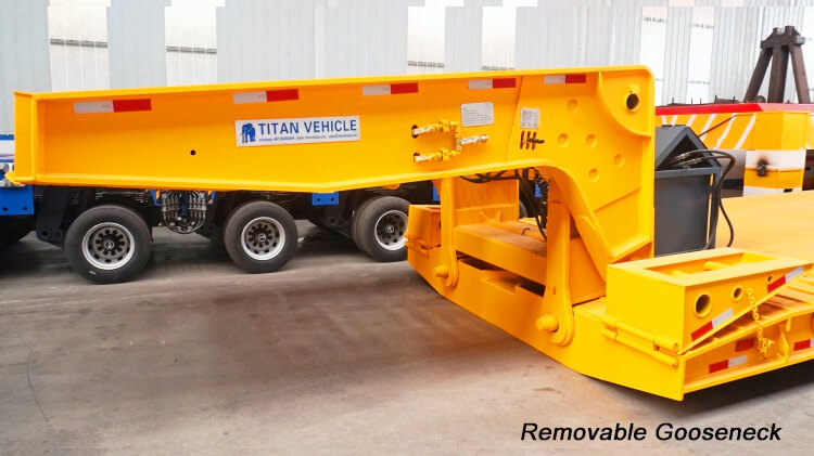 4 Axle Detachable Lowboy Trailer for Sale in Guinea