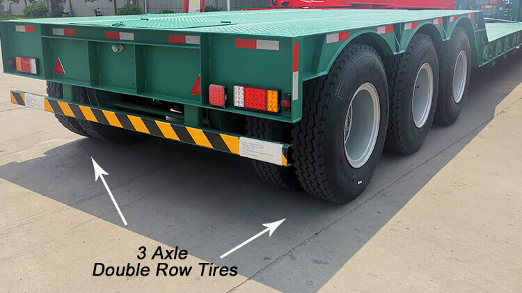 3 Axle 80ton Lowboy Trailer for Sale in Guinea