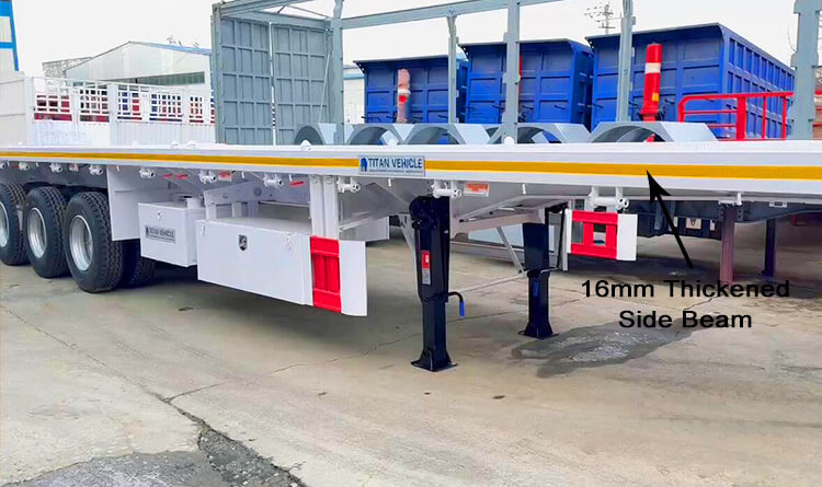 Semi Flatbed Trailer | 40 Flatbed Trailer for Sale in Conakry Guinea