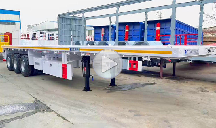 Semi Flatbed Trailer | 40 Flatbed Trailer for Sale in Conakry Guinea