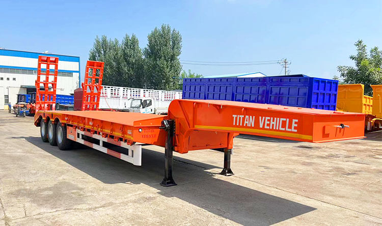 3 Axle Low Bed Truck Price | Low Bed Truck for Sale in Guinea