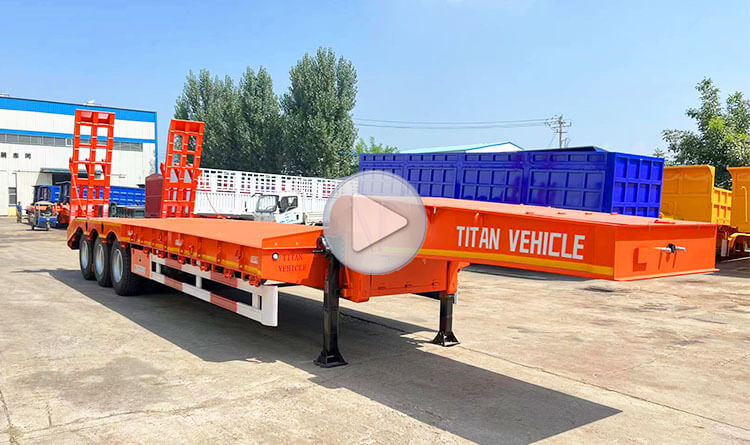 3 Axle Low Bed Truck Price | Low Bed Truck for Sale in Guinea