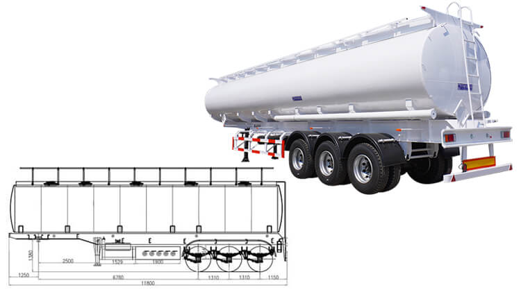 Semi Tanker Trailer Price | Diesel Tanker for Sale in Guinea