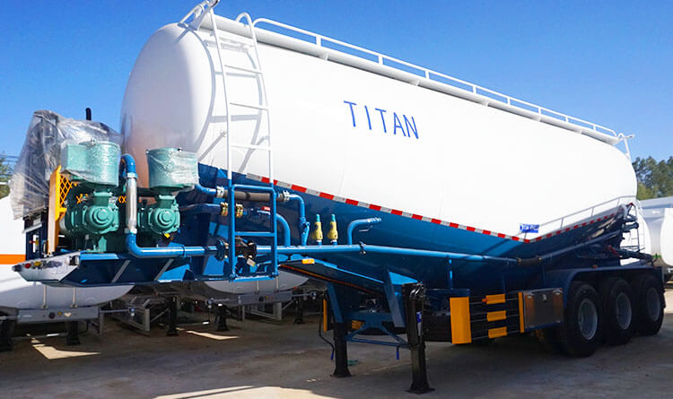 45cbm Bulk Transport Truck | Bulk Cement Trailer Price in Guinea