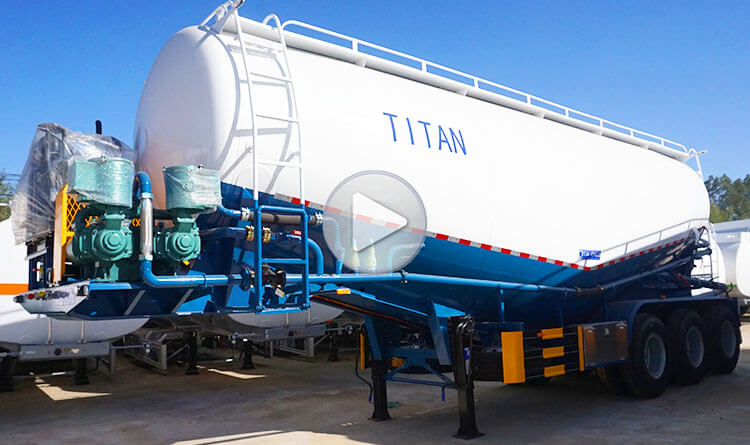 45cbm Bulk Transport Truck | Bulk Cement Trailer Price in Guinea