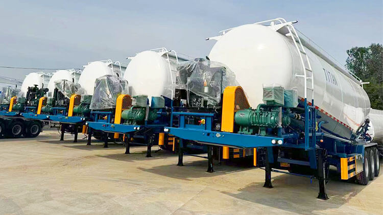 45cbm Bulk Transport Truck | Bulk Cement Trailer Price in Guinea
