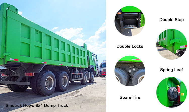 Sinotruk Howo 8x4 Dump Truck Price in Conakry Guinea