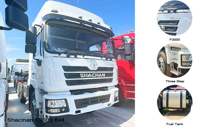 Shacman F3000 6x4 Tractor Truck Price for Sale in Guinea