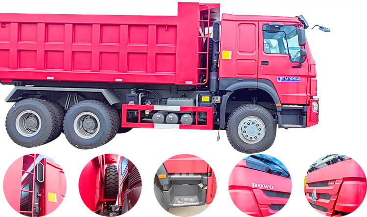 10 Wheeler Sinotruk Howo Dump Truck for Sale in Guinea