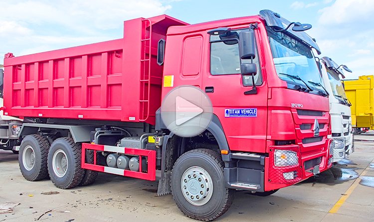 10 Wheeler Sinotruk Howo Dump Truck for Sale in Guinea