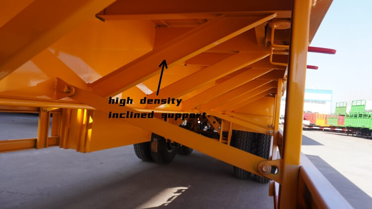 2 Axle 40 Ft Container Flatbed Semi Trailer for Sale in Guinea