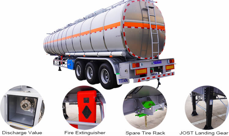 Stainless Steel Tanker - Fuel Tanker Trailer for Sale in Guinea