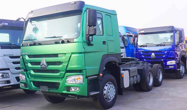 Used Sinotruk Howo Tractor Truck for Sale in Guinea
