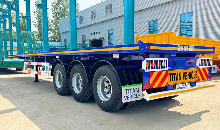 3 Axle Flatbed Truck Trailer for Sale in Guinea
