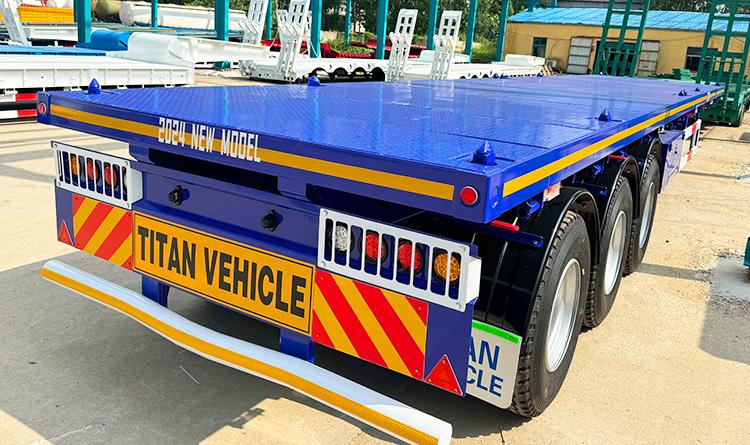 3 Axle Flatbed Truck Trailer for Sale in Guinea
