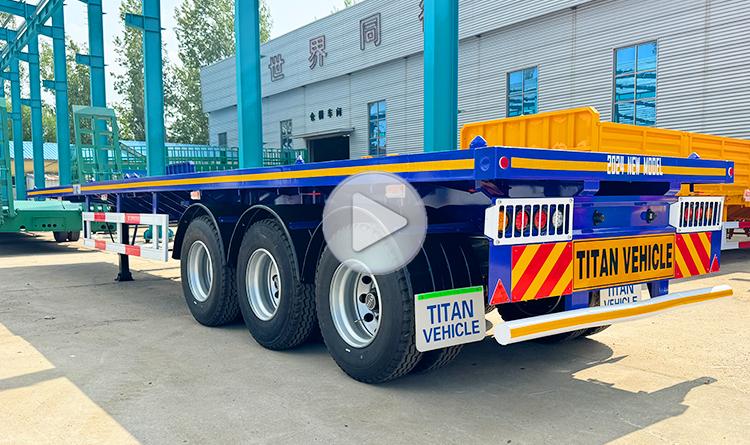 3 Axle Flatbed Truck Trailer for Sale in Guinea