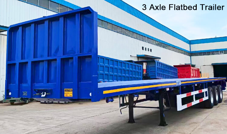 3 Axle Flatbed Tractor Trailer for Sale in Guinea