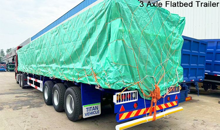 3 Axle Flatbed Tractor Trailer for Sale in Guinea
