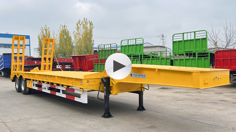 40 ft low bed trailer truck