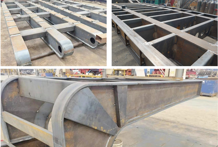 40 Tons 2 Axle Low Bed Trailer Truck (1)