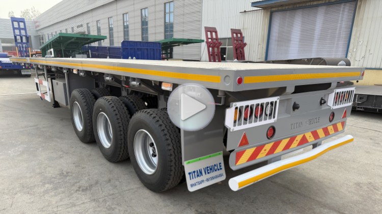 40 Foot Flatbed Trailer 3 Axle Price in Guinea