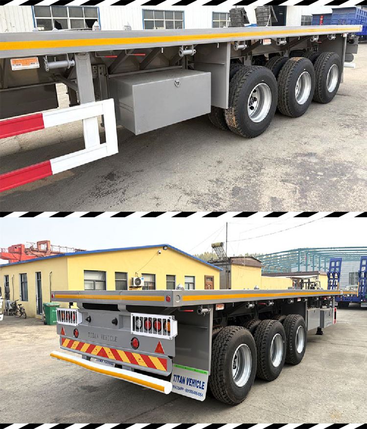 40 Foot Flatbed Trailer 3 Axle Price in Guinea