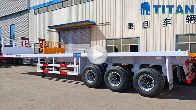 40 Feet Flatbed Semi Trailer Price for Sale in Guinea