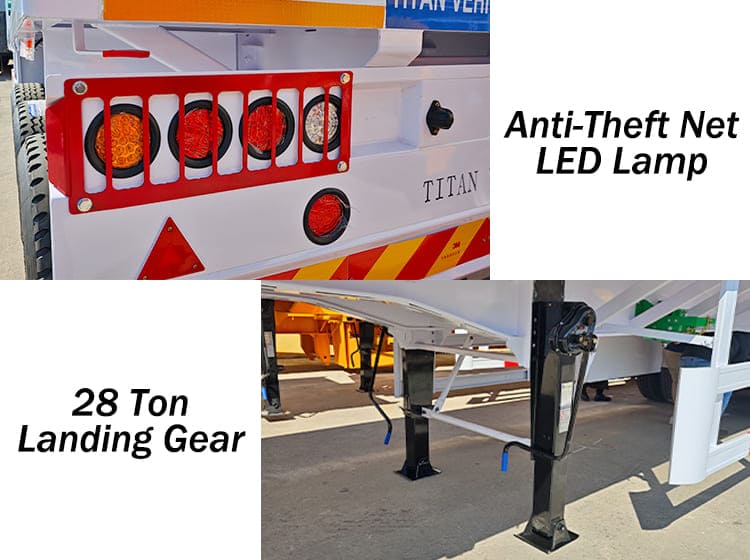 40 Feet Flatbed Semi Trailer Price for Sale in Guinea