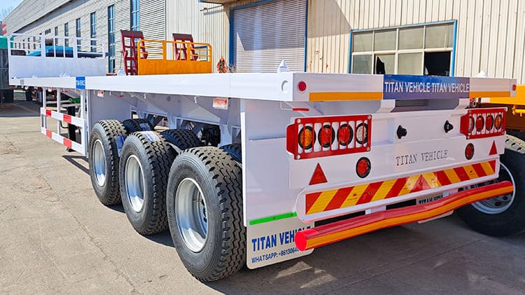 40 Feet Flatbed Semi Trailer Price for Sale in Guinea