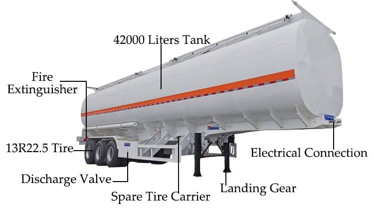Petrol Tanker Trailer Price for Sale in Guinea Conakry