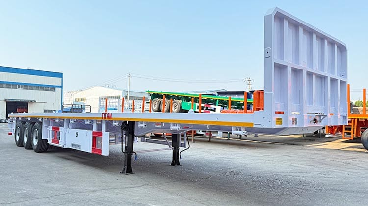 40 Ft Flatbed Semi Trailer Price for Sale in Guinea