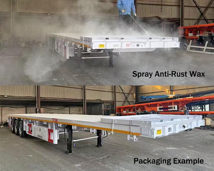 40 Ft Flatbed Semi Trailer Price for Sale in Guinea