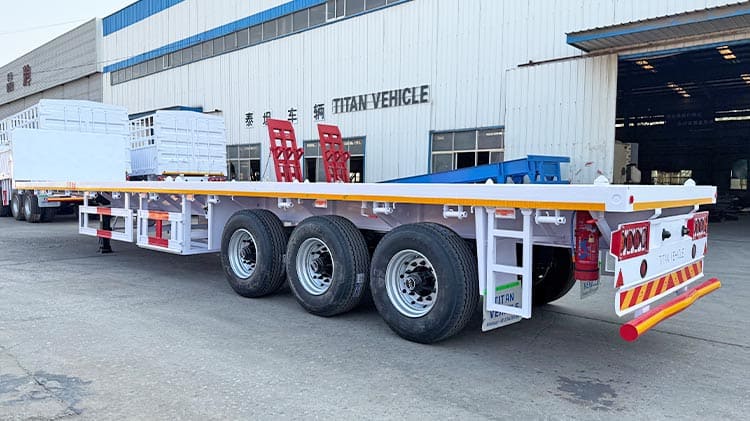 40 Ft Flatbed Semi Trailer Price for Sale in Guinea