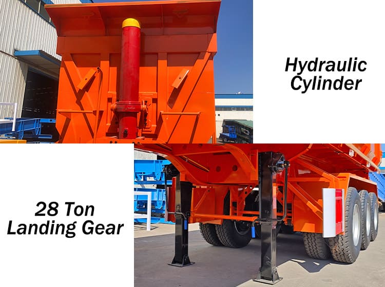 3 Axle Dump Trailer for Semi Truck for Sale in Guinea