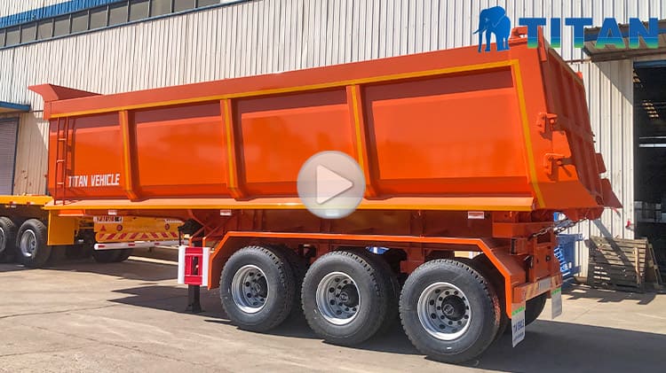 3 Axle Dump Trailer for Semi Truck for Sale in Guinea