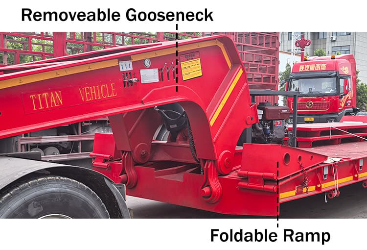 4 Axle Removable Gooseneck Trailer for Sale in Guinea Conakry