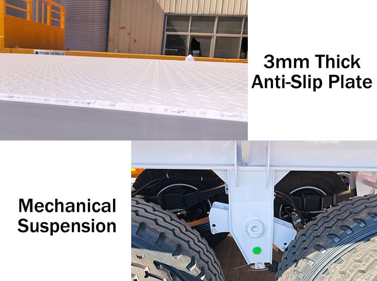 40 Ft Flatbed Semi Trailer Price for Sale in Guinea