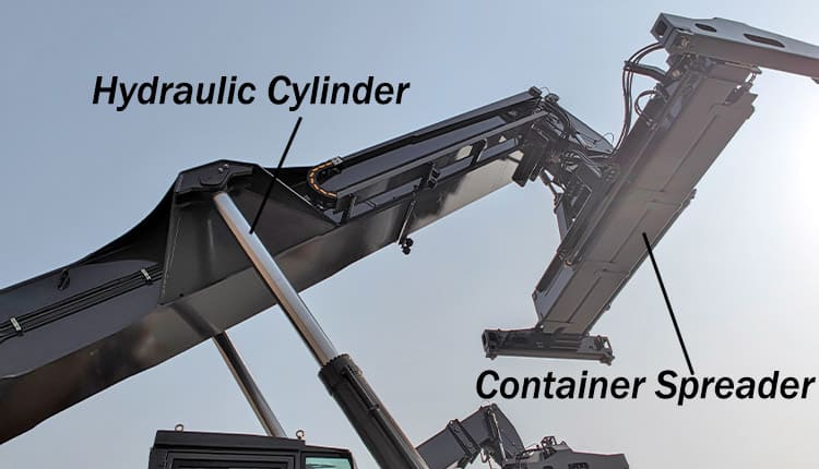 Electric Container Reach Stacker for Sale in Guinea