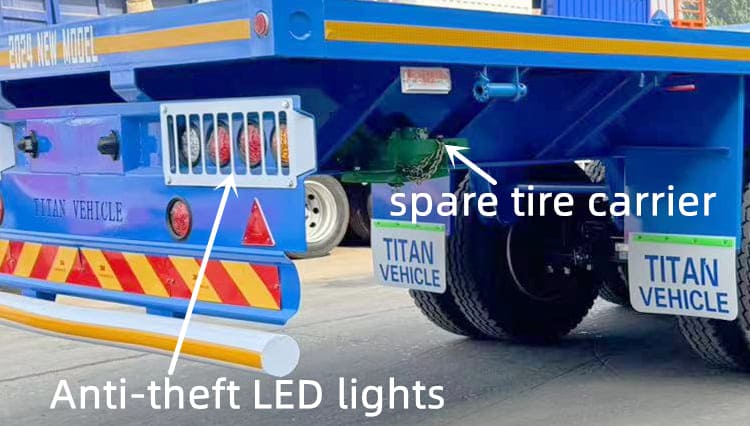 Semi Truck Flatbed Trailer for Sale in Guinea