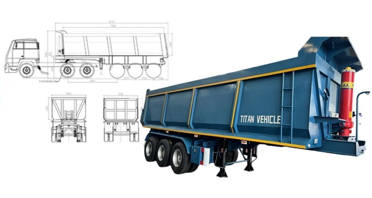 Tractor Tipper Trailer for Sale in Guinea