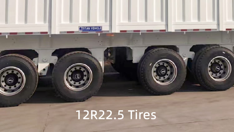 4 Axle Van Box Semi Trailer for Sale in Guinea