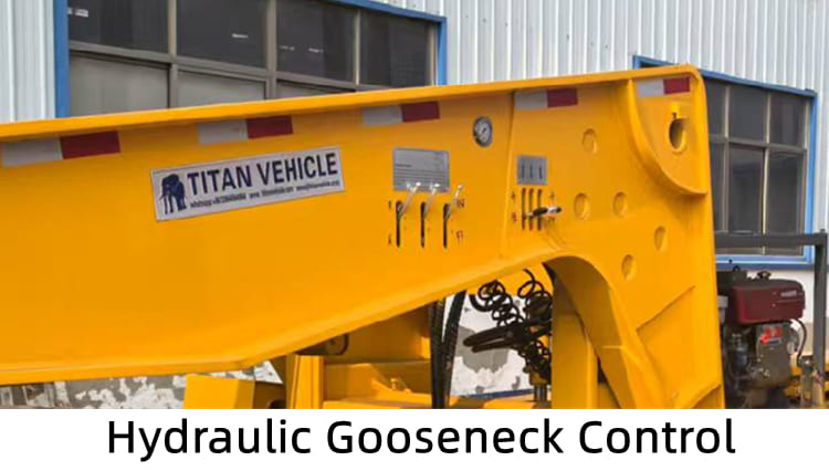 3 Axle 80 Ton Removable Gooseneck Trailer for Sale in Guinea