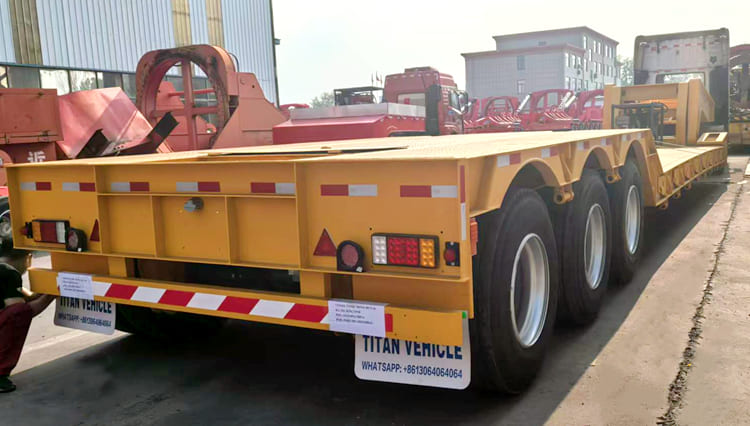 3 Axle 80 Ton Removable Gooseneck Trailer for Sale in Guinea