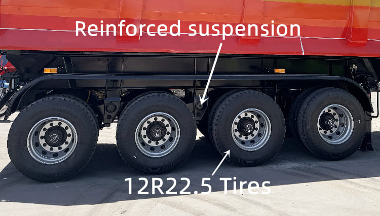 4 Axle Tractor Tipper Trailer for Sale in Guinea